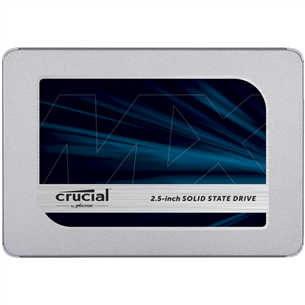 Crucial MX500, 2 TB, 2,5", SATA - SSD cietais disks