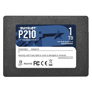 Patriot P210, 1 TB, 2,5", SATA III - SSD cietais disks P210S1TB25