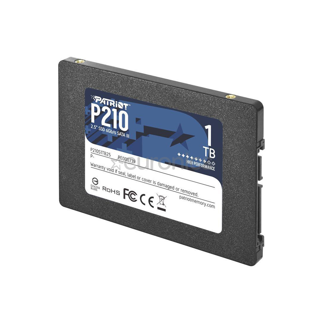 Patriot P210, 1 ТБ, 2,5", SATA III - SSD