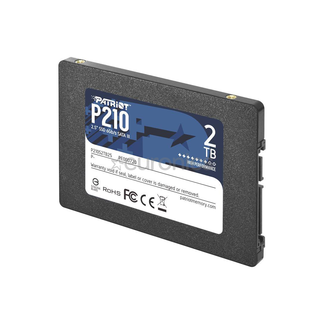 Patriot P210, 2 TB, 2,5", SATA III - SSD
