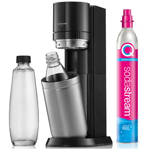 SodaStream DUO, melna - Gāzēto dzērienu pagatavošanas ierīce 1016812771