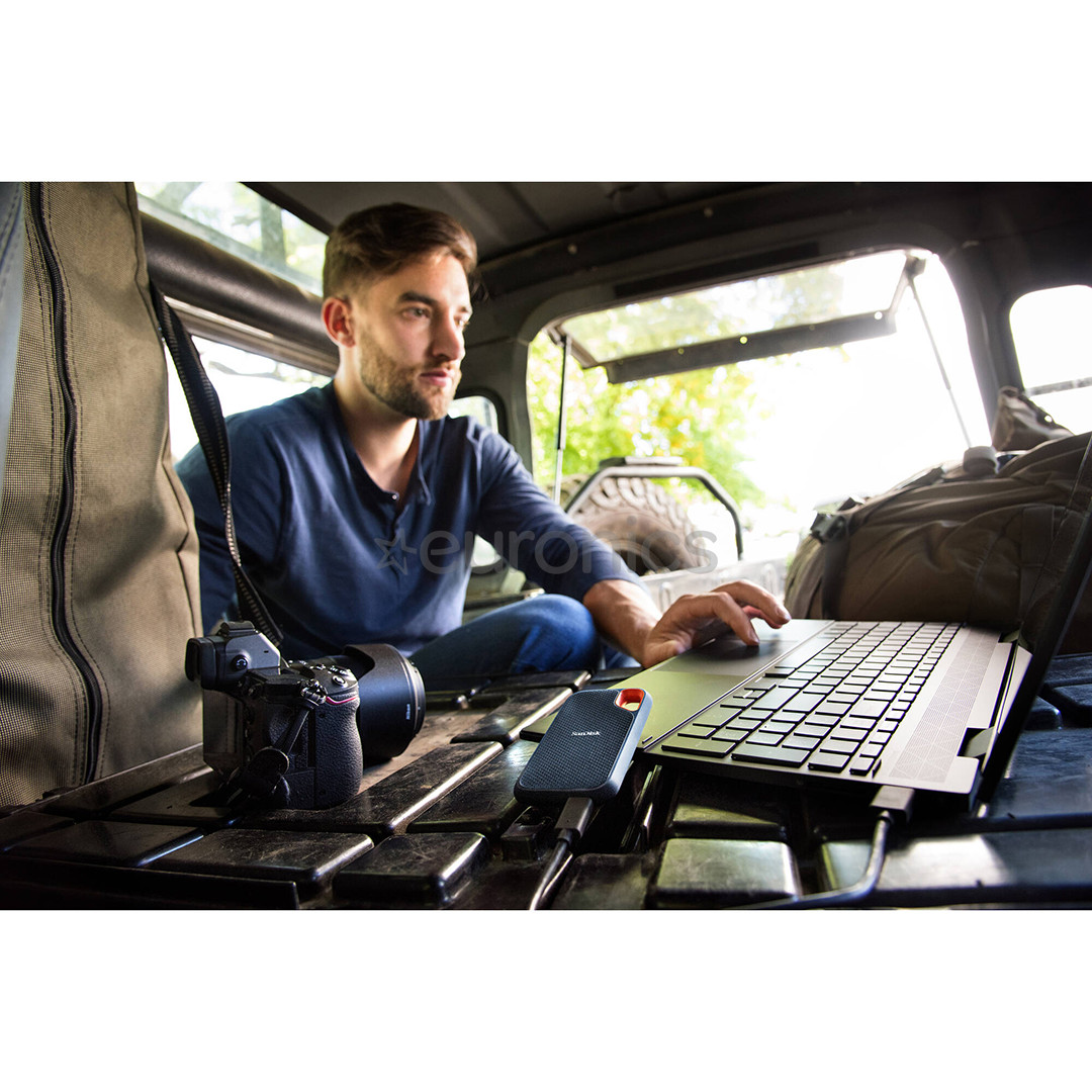 SanDisk Extreme Portable V2, 4 ТБ, черный - Внешний накопитель SSD