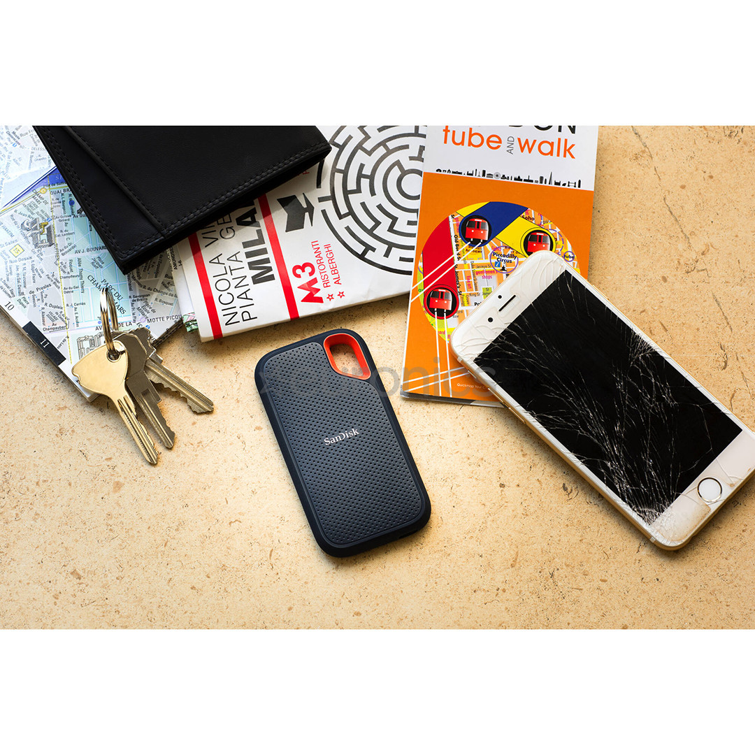 SanDisk Extreme Portable V2, 4 ТБ, черный - Внешний накопитель SSD