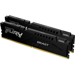 Kingston Fury Beast, 64 GB, DDR5-6000, Kit2 - Operatīvā atmiņa KF560C40BBK2-64