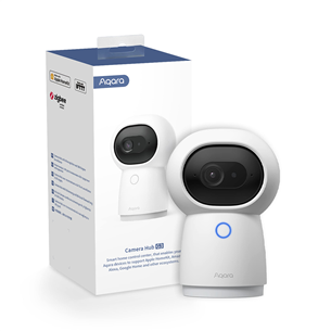 Aqara Camera Hub G3, 2K, распознавание лиц, белый - Камера видеонаблюдения с центром умного дома