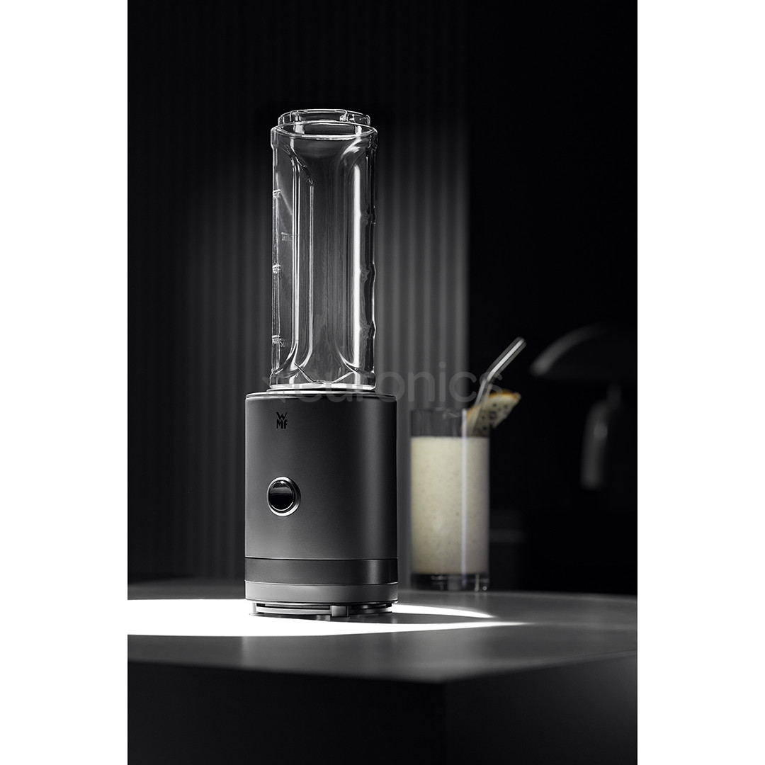 WMF Kitchenminis, Smoothie-to-go, 300 W, melna - Blenderis
