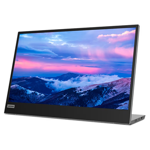 Lenovo L15, 15.6'', FHD, LED IPS, USB-C, melna/pelēka - Portatīvais monitors 66E4UAC1WL