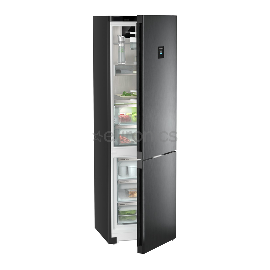 Liebherr, BioFresh, augstums 202 cm, 359 L, melna - Ledusskapis