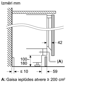 Bosch, Series 6, augstums 82 cm, 85 L - Iebūvējama saldētava