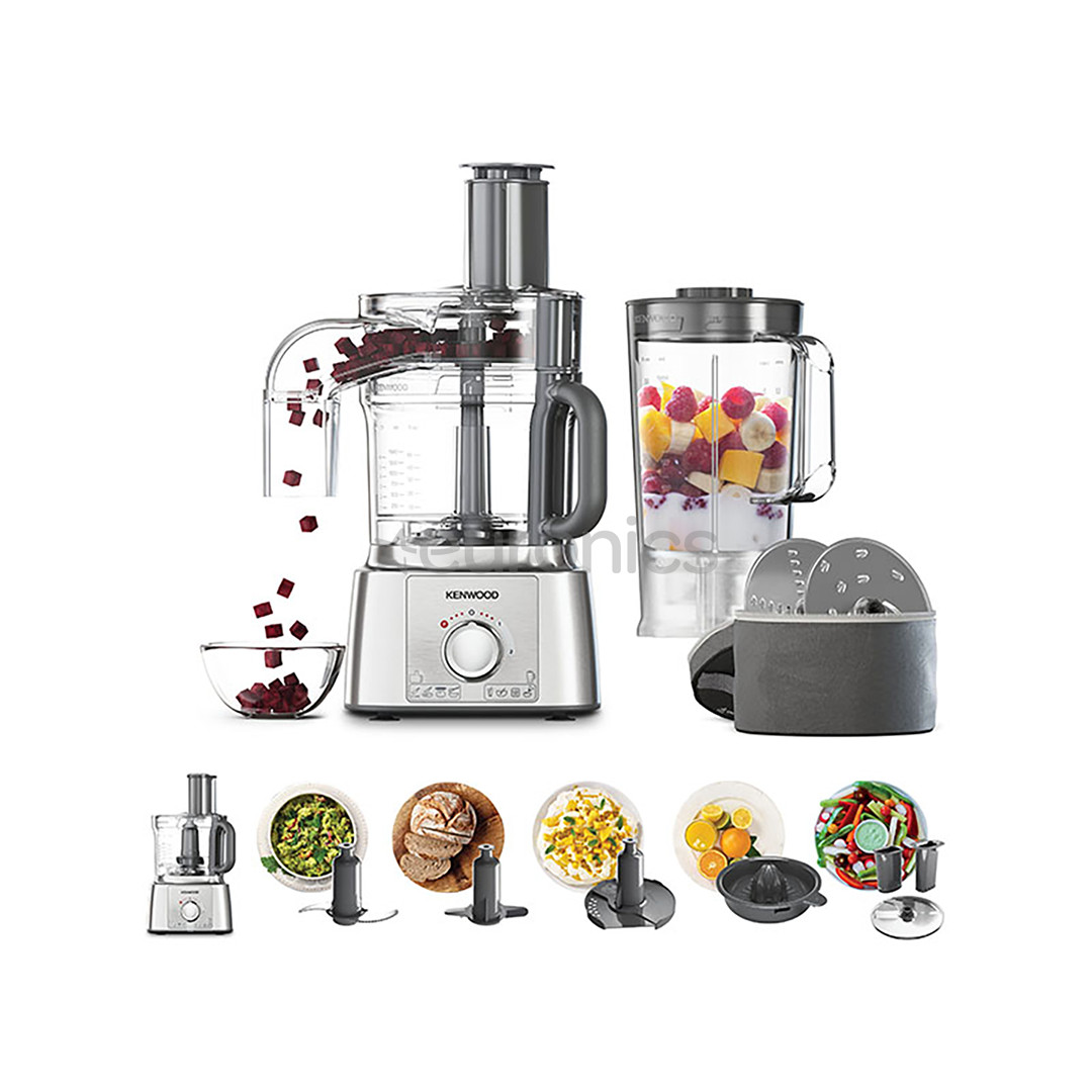 Kenwood MultiPro Express, 3 L/1.5 L, 1000 W, silver - Food processor