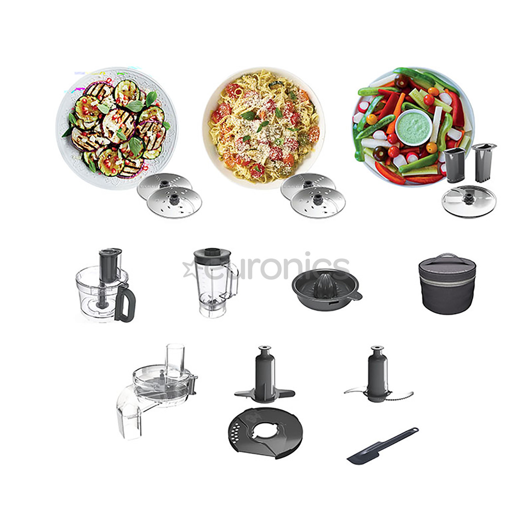 Kenwood MultiPro Express, 3 L/1.5 L, 1000 W, silver - Food processor