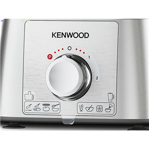 Kenwood MultiPro Express, 3 L/1.5 L, 1000 W, sudraba - Virtuves kombains