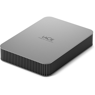 LaCie Mobile Drive,USB-C, 4 TB, pelēka - Ārējais HDD cietais disks