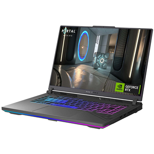 ASUS ROG Strix G16, 16", WQXGA, 240 Hz, i7, 16 GB, 1 TB, RTX 4060, W11H, melna - Portatīvais dators