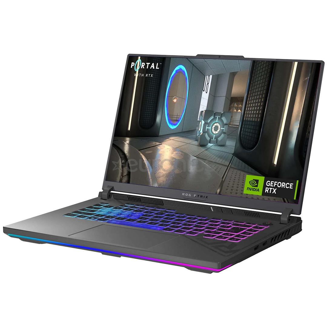 ASUS ROG Strix G16, 16", WQXGA, 240 Hz, i7, 16 GB, 1 TB, RTX 4060, W11H, melna - Portatīvais dators