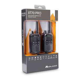 Midland XT70 Pro, black- Two-way radios