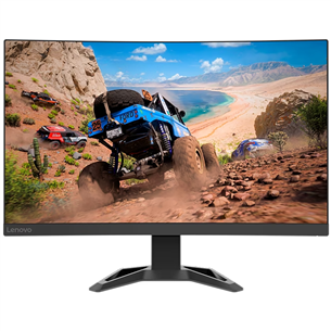 Lenovo G27qc-30, 27'', QHD, 165 Hz, LED VA, izliekts, melna - Monitors