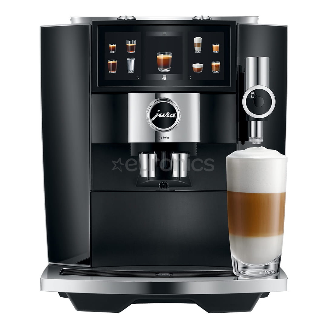 JURA J8 twin, Diamond Black - Espresso machine