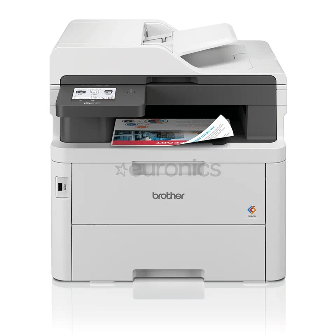 Brother MFC-L3760CDW, WiFi, LAN, USB, duplex, gray - Multifunctional color-laserprinter