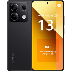 Xiaomi Redmi Note 13 5G, 128 GB, melna - Viedtālrunis 51351