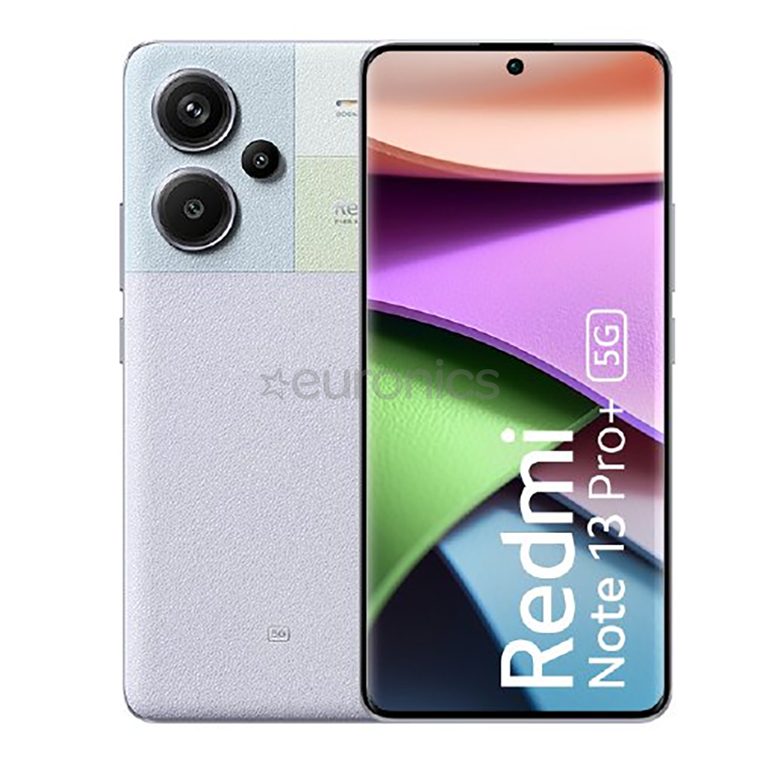 Xiaomi Redmi Note 13 Pro+ 5G, 512 GB, lillā - Viedtālrunis