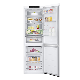 LG, NoFrost, 344 L, 186 cm, white - Refrigerator