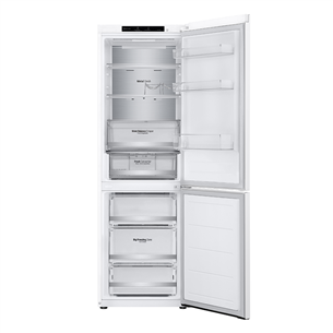 LG, NoFrost, 344 L, 186 cm, white - Refrigerator