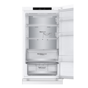 LG, NoFrost, 344 L, 186 cm, white - Refrigerator