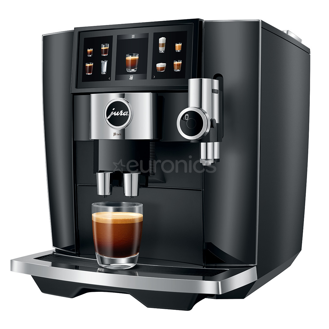 JURA J8 twin, Diamond Black - Espresso machine