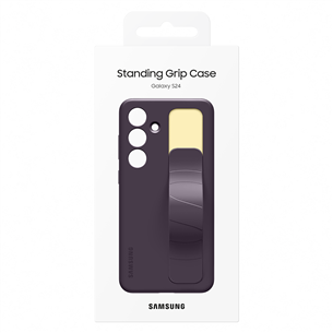 Samsung Standing Grip Case, Galaxy S24, tumši lillā - Apvalks viedtālrunim