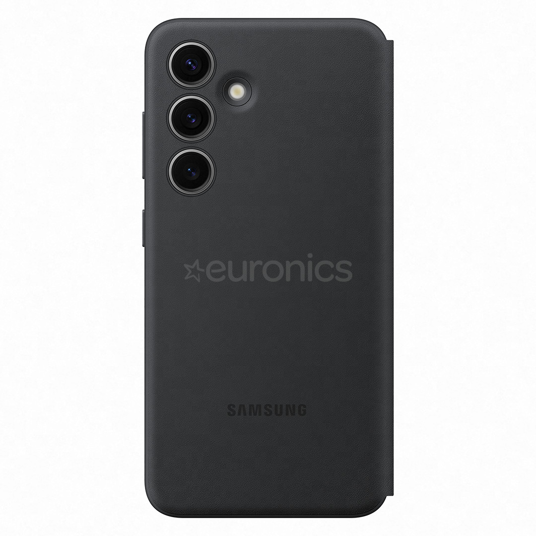 Samsung Smart View Wallet Case, Galaxy S24, melna - Apvalks viedtālrunim