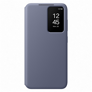 Samsung Smart View Wallet Case, Galaxy S24, lillā - Apvalks viedtālrunim EF-ZS921CVEGWW