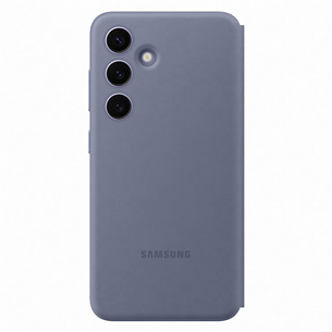 Samsung Smart View Wallet Case, Galaxy S24, lillā - Apvalks viedtālrunim