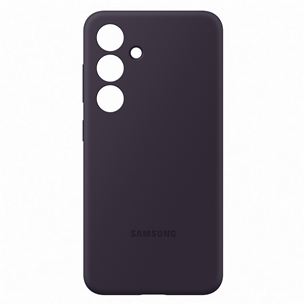Samsung Silicone Case, Galaxy S24, tumši lillā - Apvalks viedtālrunim