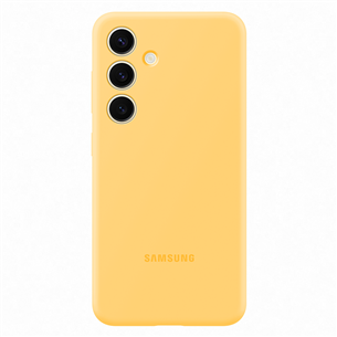 Samsung Silicone Case, Galaxy S24, dzeltena - Apvalks viedtālrunim