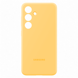 Samsung Silicone Case, Galaxy S24, dzeltena - Apvalks viedtālrunim