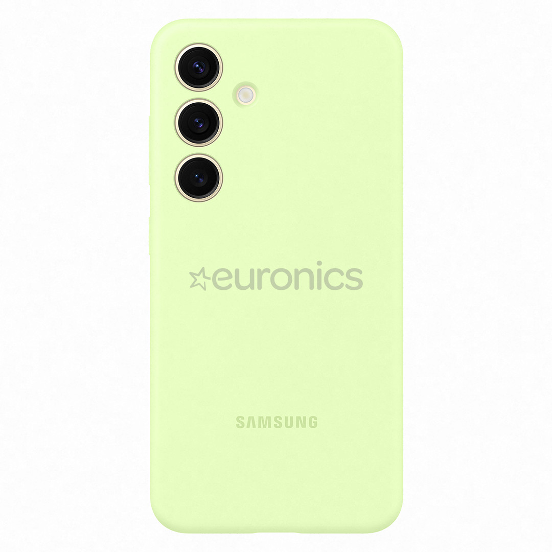 Samsung Silicone Case, Galaxy S24, light green - Case