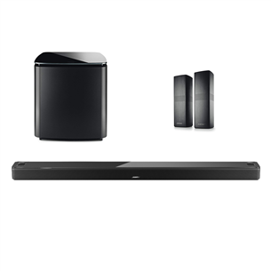 Bose Smart Ultra Soundbar + Bass Module 700 + Surround 700, melna - Soundbar mājas kinozāle BOSESBULTRASUBREAR