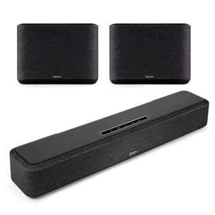 Denon Home Sound Bar 550 + 2x Home 250, melna - Soundbar mājas kinozāle DENONHOME550HOME250