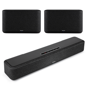 Denon Home Sound Bar 550 + 2x Home 350, melna - Soundbar mājas kinozāle