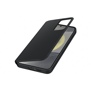 Samsung Smart View Wallet Case, Galaxy S24+, melna - Apvalks viedtālrunim