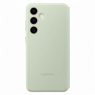 Samsung Smart View Wallet Case, Galaxy S24+, zaļa - Apvalks viedtālrunim
