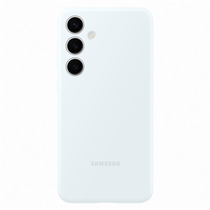 Samsung Silicone Case, Galaxy S24+, balta - Apvalks viedtālrunim