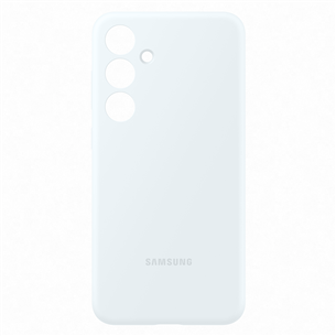 Samsung Silicone Case, Galaxy S24+, balta - Apvalks viedtālrunim