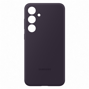 Samsung Silicone Case, Galaxy S24+, tumši lillā - Apvalks viedtālrunim