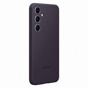 Samsung Silicone Case, Galaxy S24+, tumši lillā - Apvalks viedtālrunim