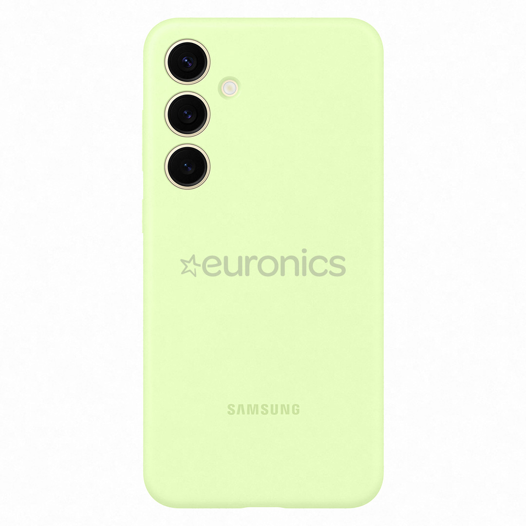 Samsung Silicone Case, Galaxy S24+, light green - Case