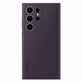 Samsung Standing Grip Case, Galaxy S24 Ultra, tumši lillā - Apvalks viedtālrunim