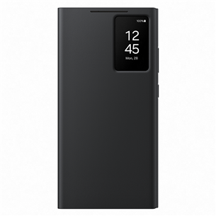 Samsung Smart View Wallet Case, Galaxy S24 Ultra, melna - Apvalks viedtālrunim EF-ZS928CBEGWW