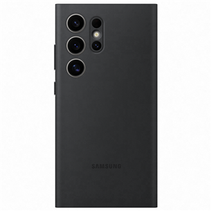 Samsung Smart View Wallet Case, Galaxy S24 Ultra, melna - Apvalks viedtālrunim